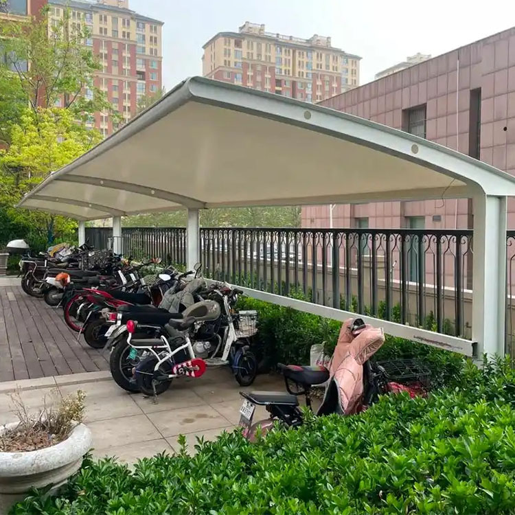 新兴县膜结构电动车棚